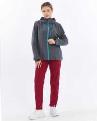 Mapamyumco - Mapamyumco Windbreaker Kadın Ceket-FÜME (1)