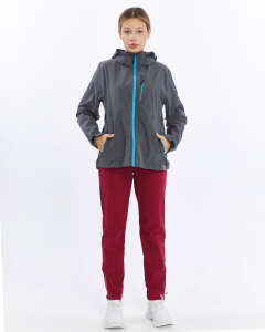 Mapamyumco Windbreaker Kadın Ceket-FÜME - 1