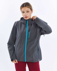Mapamyumco Windbreaker Kadın Ceket-FÜME - 3
