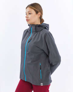 Mapamyumco Windbreaker Kadın Ceket-FÜME - 4