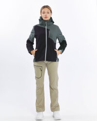 Mapamyumco Windbreaker Kadın Ceket-FÜME-SİYAH - Mapamyumco