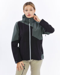 Mapamyumco Windbreaker Kadın Ceket-FÜME-SİYAH - 5