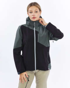 Mapamyumco Windbreaker Kadın Ceket-FÜME-SİYAH - 5