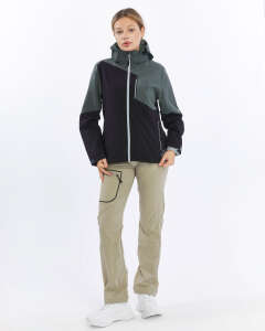 Mapamyumco Windbreaker Kadın Ceket-FÜME-SİYAH - 2