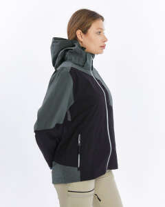 Mapamyumco Windbreaker Kadın Ceket-FÜME-SİYAH - 3