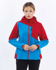 Mapamyumco Windbreaker Kadın Ceket-MAVİ-KIRMIZI