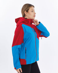Mapamyumco Windbreaker Kadın Ceket-MAVİ-KIRMIZI - 4