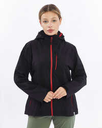 Mapamyumco Windbreaker Kadın Ceket-SİYAH - Thumbnail