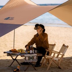 Mobi Garden Hexagon Direkli Canopy Tente 440x440x220cm - 6