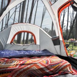 MobiHome DomeHike 6 Kişilik Otomatik Çadır-GRİ - MobiHome (1)