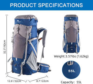 Mobihome Hiking Sırt Çantası 60 Litre - 4