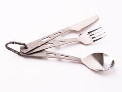 N-Rit - N-Rit Titanium Cutlery Çatal-Bıçak-Kaşık Seti (1)