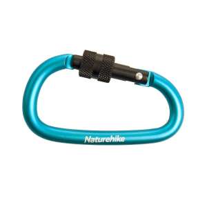 Naturehike D-Type Vidalı Çok Fonksiyonlu 8cm Karabina-MAVİ - 1