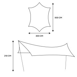 Naturehike Direkli Canopy Tente 300x500cm - 7