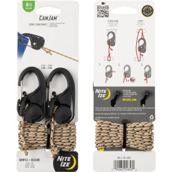 Nite Ize CamJam 240cm 2li Paket Sabitleme Aparatı-STD - Nite Ize