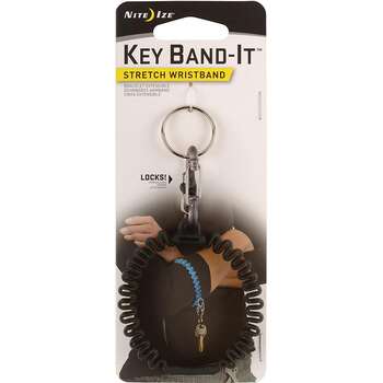 Nite Ize KeyBand-It Esnek Bileklikli Anahtarlık-SİYAH