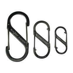 Nite Ize S-Biner 3lü Carabiner-SİYAH - Nite Ize