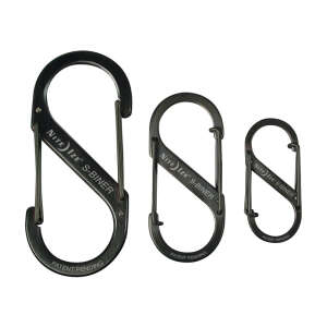 Nite Ize S-Biner 3lü Carabiner-SİYAH - 1
