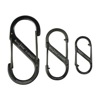 Nite Ize S-Biner 3lü Carabiner-SİYAH