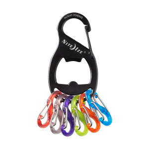 Nite Ize S-Biner KeyRack Anahtarlık-SİYAH - 1