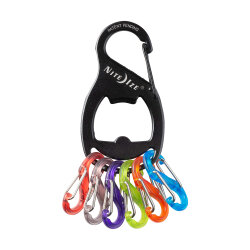 Nite Ize S-Biner KeyRack Anahtarlık-SİYAH - Nite Ize