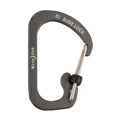 Nite Ize SlideLock Alüminyum 2 Carabiner-SİYAH - Nite Ize