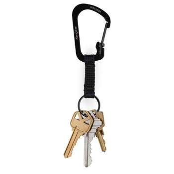 Nite Ize SlideLock Key Ring Carabiner 3 Anahtarlık-SİYAH