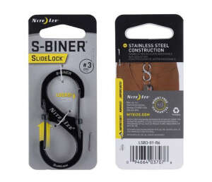 Nite Ize SlideLock S-Biner-SİYAH - 1