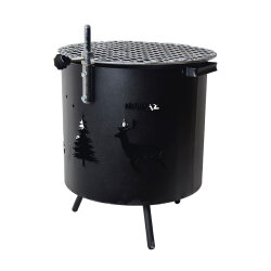 Nurgaz Orman Şöminesi Izgaralı - Nurgaz