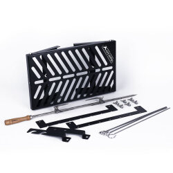 Orcamp Grilon Ateş Üstü Izgara Şiş Piliç Çevirme Aparatlı - 3