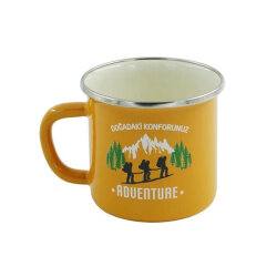 Orcamp Retro Emaye Kupa Bardak-TABA - Orcamp