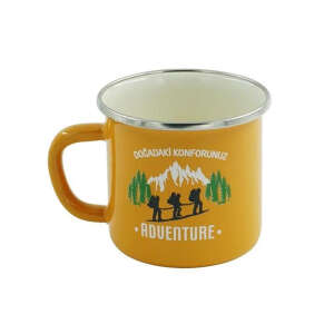 Orcamp Retro Emaye Kupa Bardak-TABA - 1