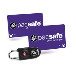 Pacsafe - Pacsafe Prosafe 750 TSA Accepted Key-Card Lock Çanta Kilidi-SİYAH