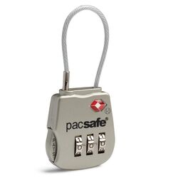 Pacsafe - Pacsafe Prosafe 800 TSA Accepted 3-Dial Cable Lock Çanta Kilit