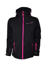 Peak Mountain - Peak Mountain Amala Kadın Softshell Ceket-SİYAH-TURUNCU