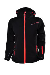 Peak Mountain Amala Kadın Softshell Ceket-SİYAH-TURUNCU - Peak Mountain