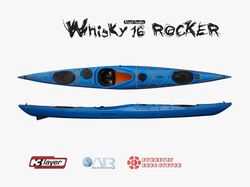 Point65 Whisky 16 Rocker Rudder & Skeg Kano-MAVİ - Thumbnail