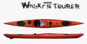 Point65 Whisky 16 Tourer Rudder & Skeg Kano-KIRMIZI - 1