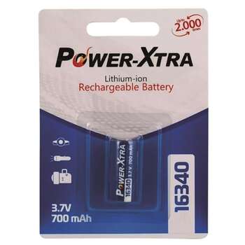 Power-Xtra 16340 700 Mah Pil