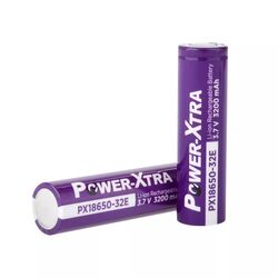Power-Xtra - Power-Xtra 18650 3200 Mah Şarjlı Pil