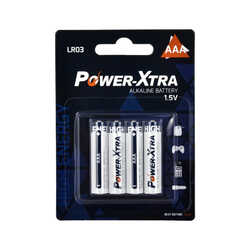 Power-Xtra - Power-Xtra AAA 4'lü Alkaline Pil (1)