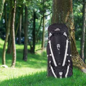 QuickUP Hiking Sırt Çantası 65 Litre-SİYAH-GRİ - 5