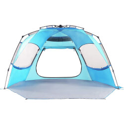QuickUP Otomatik Plaj Çadırı-MAVİ - 1