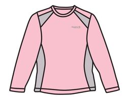 Regatta - Regatta Base T-Shirt Kadın Üst İçlik-PEMBE