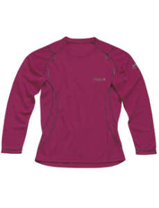 Regatta Base T-Shirt L/S Kadın Uzun Kollu Üst İçlik-PEMBE - 1