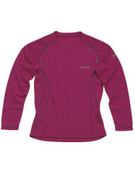 Regatta Base T-Shirt L/S Kadın Uzun Kollu Üst İçlik-PEMBE - Regatta