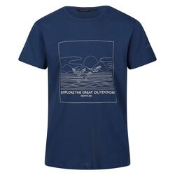 Regatta - Regatta Cline VII Erkek T-Shirt-MAVİ