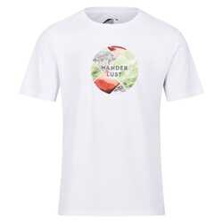 Regatta - Regatta Fingal Slogan II Erkek T-Shirt-BEYAZ