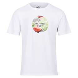 Regatta - Regatta Fingal Slogan II Erkek T-Shirt-BEYAZ