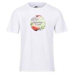 Regatta - Regatta Fingal Slogan II Erkek T-Shirt-BEYAZ